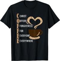 Coffee Christ Offers Forgiveness For Everyone Everywhere Gift Unisex TShirt Unisex T-Shirt L beige