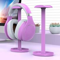 Universal Headphone Stand Portable Gaming Earphone Holder Rack Desktop Organizer Headset Display Bracket For Airpods/Beats/Bose as the picture pink