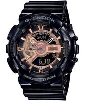CASIO G-SHOCK GA-110MMC-1A Black Rose Gold Series Men's Big Face Analog-Digital, 20 BAR Resistant Design gray