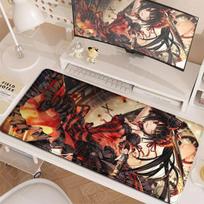 XXL Anime Girls Tokisaki Kurumi Mouse Pad New Hot Date A Live Game Laptop Desktop Mats Large Locking Edge Rubber Keyboard Carpet 30cmx60cm(11.8x23.6inch)