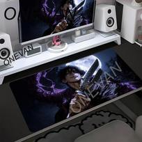 Anime Purple Mouse Pad HD Jujutsu Kaisen Gaming Keyboard Desk Mat Laptop Satoru Gojo Mousepad PC Gamer Cabinet Extended Deskmat 30x60cm