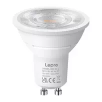 LED lemputės Lepro 200086-WW-EU-5 GU10 3.3W 590lm 2700K 5 vnt.