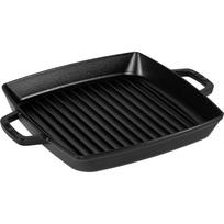 Staub kvadratinė ketaus grilio keptuvė 28 cm, indukcinė, juoda