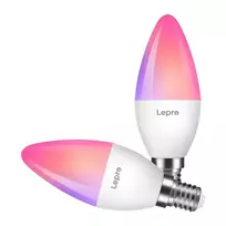 Išmanioji LED lemputė Lepro BC1-EU-2-W E14 Wi-Fi Bluetooth, 2 vnt.
