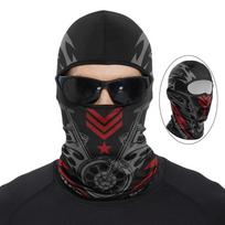 Lengvas Dviratininko Pilno Veido Kaukė Kvėpuojantis Jodinėjimo Galvos Apdangalas Patvari Motociklininko Balaklava Vyrams Style 2 black