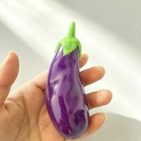 Squishy Eggplant Stress Ball Toy Vaseline Plasticity No Rebound Soft Feel Squeeze Fidget Toys Asmr Adult Sensory Anti Stress Toy white