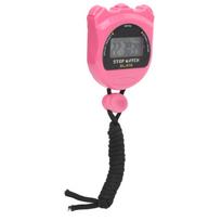 Chronometras Spalvotas Vandeniui atsparus Atsparus smūgiams Patogus Elektroninis Sportinis Chronometras Laikmatis pink