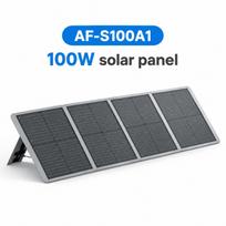 AFERIY 100W/200W/400W nešiojama sulankstoma saulės panelė, monoelementis saulės įkroviklis su DC išėjimais, IP65 atspari vandeniui saulės panelė kemperiui, namams AF-S100A1（100W solar panel）-TT