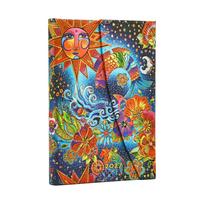 Paperblanks 2027 English Celestial Magic Mini Diary, Hardcover, DE1895-8 blue