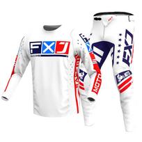 Motocross Jersey & Pant Kits lenktynių kostiumas Racer Gear Set Off-road MX Enduro MOTO Vyriški rinkiniai Moterų kalnų kalnų motociklų kombinacija M-32 white