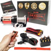 Dragon Winch elektrinė gervė 2000 lb, 12 V, su nuotoliniu valdymu