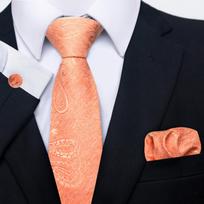 Vyriškas verslo profesionalų dryžuotas kaklaraištis vestuvinio kostiumo aksesuarai poliesterio kaklaraištis vyrams One Size beige