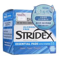 STRIDEX - Essential with Vitamins Salicylic Acid 1% Soft Touch Pads 55 pcs gray
