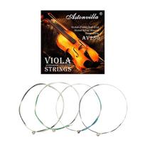 Alto stygų pilnas komplektas EADG universali alto styga nerūdijančio plieno vielos nikelio sidabro styga alto instrumento daliai 1 brown