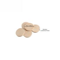 1.5cm-5cm Natural Wood Slices Unfinished Wooden Round Pieces Blank Natural Wooden Circle Cutouts for DIY Crafts Drawing 10pcs beige