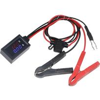 Double Display LED Car Battery Leakage Tester With Realtime Current Voltage Monitoring For Safe Automotive Electrical Diagnostics 1 black