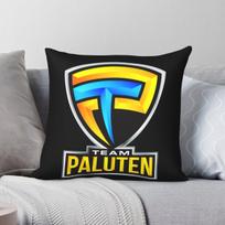 Paluten Team Gaming Style Logo Color Square Pillowcase Polyester Linen Velvet Printed Zip Decor Pillow Case Home Cushion Case 40X40CM