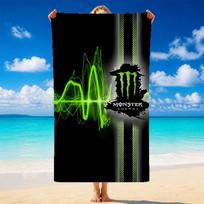 Monster Energy Quick Dry Microfiber Beach Towel Soft Absorbent Sand Resistant Towel For Beach Pool Travel Summer 80cmx160cm(31x63inch)