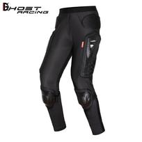 Men's Motorcycle Armor Trousers Motocross Pants Long Armor Knee Crotch Hip Protection Motorbike Riding Racing Equipment Shorts L