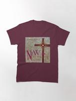 Simple Minds Simple Minds - New Gold Dream (album) Classic T-Shirt L tamsiai raudona spalva
