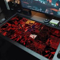 ULTRAKILL Pelės Padas Didelis Žaidimų Stalo Pagalvėlė Neslystantis Nešiojamojo Kompiuterio Planšetinio Kompiuterio Didelis Pelės Padas XXL Kilimėlis Mini PC Žaidimų Kilimėlis Su Užrakinta Briauna_xia 30cmx80cm(11.8x31.5inch)