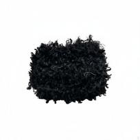20mm Curly Chenille Stem High Density Teddy Material Pipe Cleaner DIY for Black