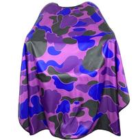 New Barber Hairdresser Camouflage Aprons Anti Static Haircut Capes Professional Barbershop Waterproof Aprons Shawls Salon Tool violetinė