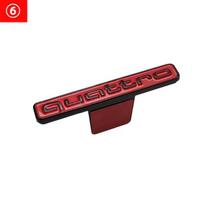 Quattro ABS Car Front Grille Sticker Emblem Badge Decal For Audi A8 Q3 Q4 Q5 A1 A3 A5 A6 A7 Q6 Q7 S3 S5 S7 A4L  Auto Accessories