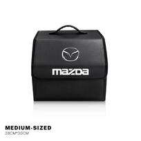Sulankstoma automobilio bagažinės organizatoriaus dėžė Odinė lagamino laikymo dėžutė Mazda 2 3 6 5 Atenza CX3 CX5 MX5 CX7 Axela CX30 CX90 CX60 CX50