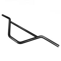 Funsea Big BMX Handlebar 4130 Chromoly Wheelie Stunt Cruiser Cycling Black Chrome Zeus2 Compatible with 22.2mm Stem Anodizing Black 1 pc black