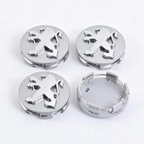 4 vnt. Automobilio emblema Ratlankio centrinis dangtelis Automobilio priedai Peugeot 206 308 208 207 3008 307 2008 508 407 5008 408 4008 Rifter white