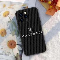1 vnt. Sportinio automobilio M-MASERATIS telefono dėklas silikoninis minkštas iPhone 16 15 14 13 12 11 X XR Plus Pro Max Plus For IPHONE 15PRO