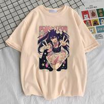 Oshi No Ko marškinėliai moteriški Popkultūra kawaii Klasikinis hip hopas viršutiniai marškinėliai grafinis estetiškas Universitetas 2000-ieji Klasikinis Grunge 4XL gray