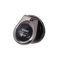 Tsuchiya Yac PF-371 Engine Start Slant Cover TY1 Black/Black Plating, 7.1 x 3.1 x gray