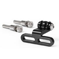 Bike Camera Mounting Adapter Cycling Mount Stand Base Aluminum Alloy For Action Camera Enjoy Easy Recording black