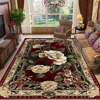 Retro gėlių didelio dydžio kilimai svetainei, europietiška dekoracija, neslystantys kilimai sofos zonai, skirti miegamajam, drabužinei, grindų kilimėlis, plaunamas 200*230cm