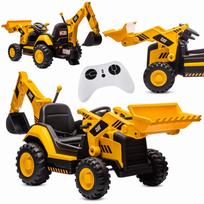 Excavator battery charger Ride-on car pusher CAT Gigant MP3 yellow Sun Baby