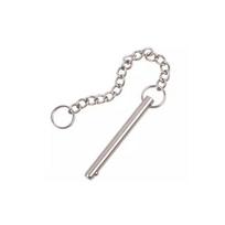 Carbon Steel Quick Release Safety Pin with Double Ring and Chain 12mm