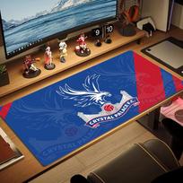 Crystal Palace FC Color Mouse Pad Large Gaming Table Cushion Non-slip Laptop Tablet Big Mousepad XXL Mat Mini PC Playmat With Lock edge 30cmx80cm(11.8x31.5inch)