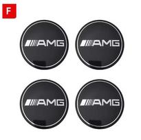56mm 60mm 65mm 75mm Automobilio rato centriniai dangteliai Dangtelis Ratlankio Išorinė lipdukas Mercedes Benz A B C E klasės GLC GLK GLE GLA CLA GLB 4pcs 56mm