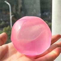 Vaseline Squishy Ball Toy Transparent Jelly Stress Soft Squeeze Non-Toxic Fidget Sensory Adhd Anxiety Relief Desk Toy Adults pink