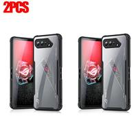 CaseFor ASUS ROG Phone 5 Case Gaming Protective Cover Air Trigger Compatible Shockproof Back Cover with Camera Screen Protection Pc + tpu&ROG 5 Phone case