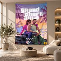 Decorative Tapestry,GTA Printed Wall Art, Lightweight Wall Hanging For Bedroom Background 100cmx150cm beige