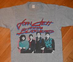 1983 JOAN JETT vintage original Rare 80's Tour Concert band punk rock tee t-shirt (M) Medium tshirt 1980's The Runaways vtg GiFT 120 gray