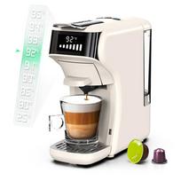 6 viename kapsulinis kavos aparatas karštas/šaltas daugkartinis espreso kavinukas kapučino kavos virimo aparatas Dolce Gusto Nespresso malta kava H1B geltona
