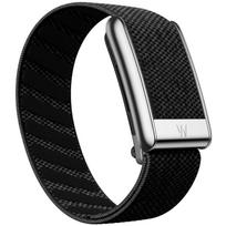 For Whoop 5.0PEAK/LIFE Wristband Elastic Band Sports Nylon Strap MG with Bright Silver U-shaped Metal FrameChildren's Day Gifts For WHOOP 5.0 black
