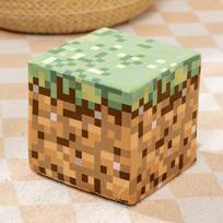 Minecraft kvadratinė lėlė pagalvėlė žaidimo atributika kempinė kvadratinė dėžė pliušinis žaislas 10cm square [0.05kg] brown
