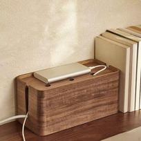 Kabelių tvarkymo dėžutė Organizatorius Apsauga Maitinimo saugykla Organizavimas Vielos slėpėjas Small beige