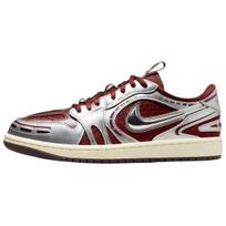 Jordan Air Jordan 1 žemi sportiniai krepšinio bateliai Moteriški Sidabriniai Raudoni HQ2186-600 42 gray