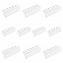 Single Cell 21700 Battery Storage Case Shock Resistant PP Box Independent Holder For Safe Isolation Portable Design 1 white